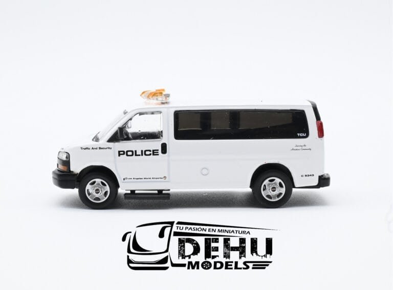 CBP-070 GMC SAVANA Los Angeles Airport Police Division, Blanco - Negro (4)