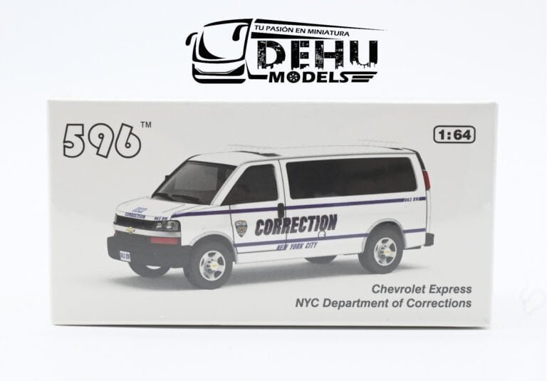 CBP-071 Chevrolet Express NYC Department of Corrections, Blanco - Azul (1)