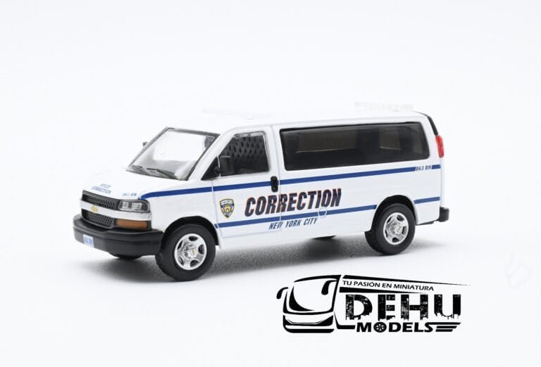 CBP-071 Chevrolet Express NYC Department of Corrections, Blanco - Azul (2)