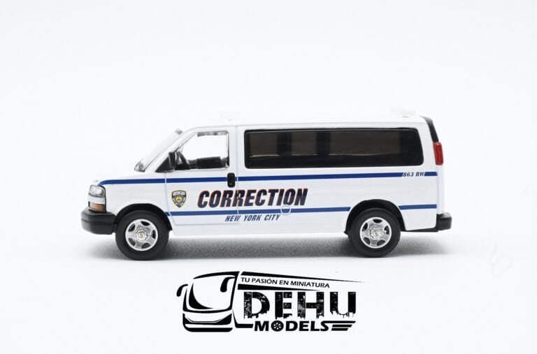 CBP-071 Chevrolet Express NYC Department of Corrections, Blanco - Azul (4)