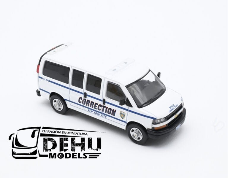 CBP-071 Chevrolet Express NYC Department of Corrections, Blanco - Azul (9)
