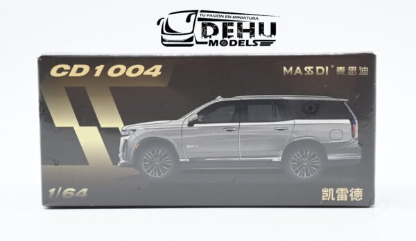 Camioneta a Escala 1/64 Cadillac Escalade Gris, CD1004 Massdi - Imagen 10