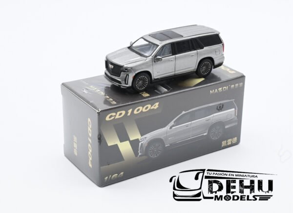 Camioneta a Escala 1/64 Cadillac Escalade Gris, CD1004 Massdi - Imagen 11