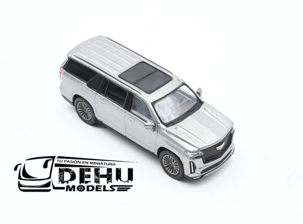 Camioneta a Escala 1/64 Cadillac Escalade Gris, CD1004 Massdi - Imagen 2