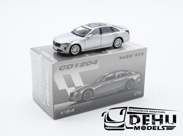Auto a Escala 1/64 Cadillac CT6 Gris, CD1204 Massdi - Imagen 11