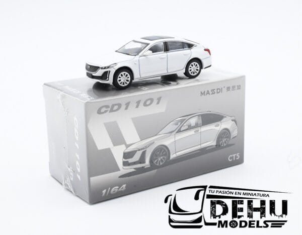 Auto a Escala 1/64 Cadillac CT5 Blanco, CD1101 Massdi - Imagen 10