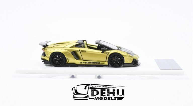 LAAVLLBWORNE Lamborghini Aventador LP700-4 LBWK Liberty Walk, Oro - Negro (13)