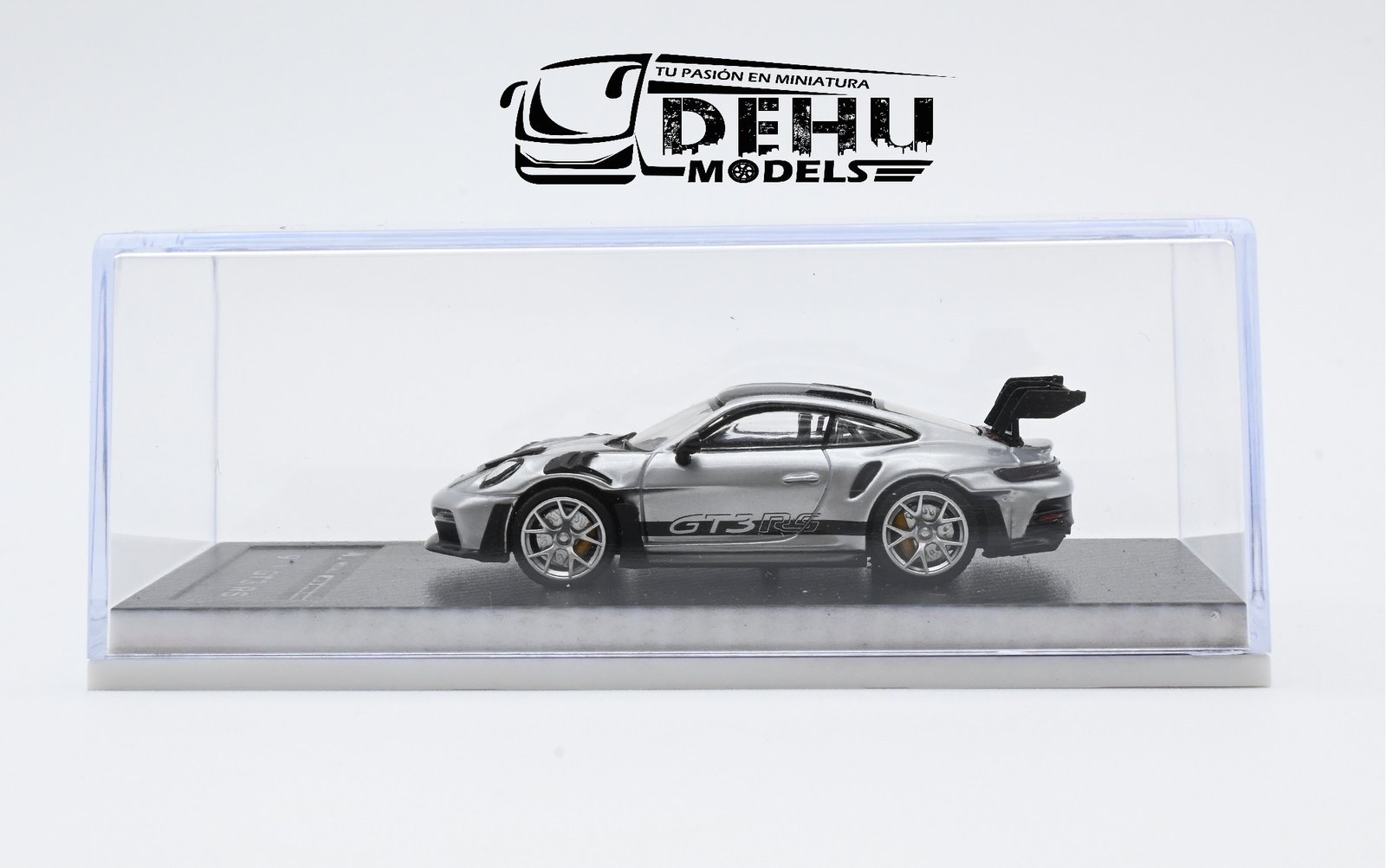 Auto a Escala 1/64 Porsche 911 GT3 RS Gris - Negro, P911GRGNMJ MJ Model - Imagen 11