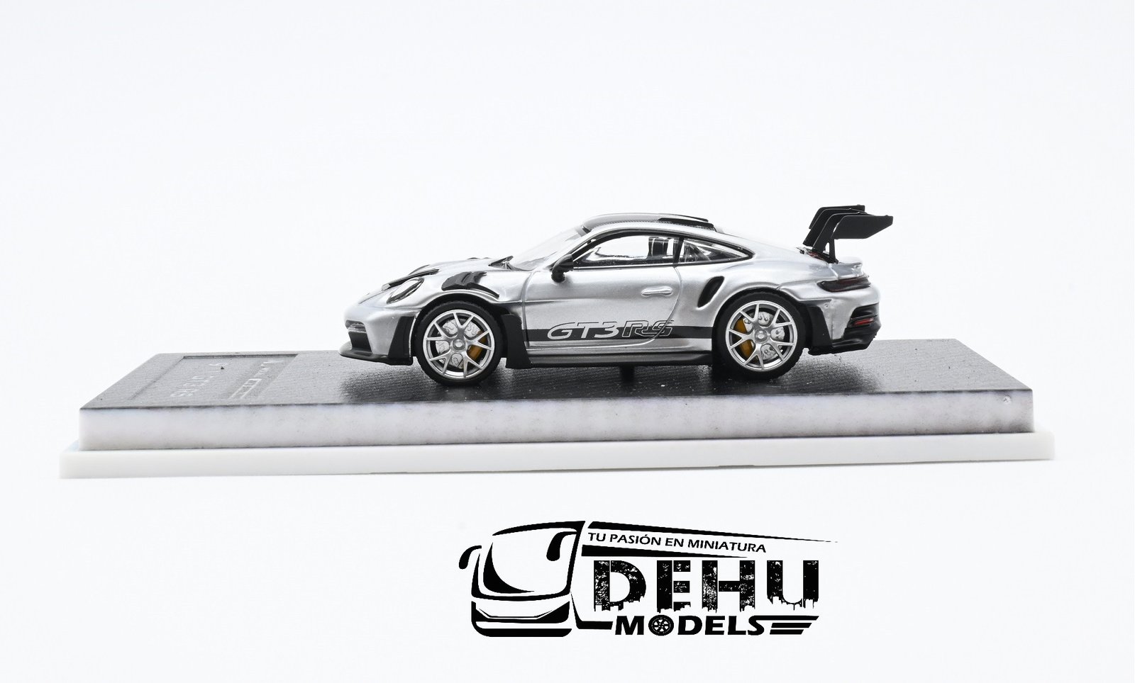 Auto a Escala 1/64 Porsche 911 GT3 RS Gris - Negro, P911GRGNMJ MJ Model - Imagen 7