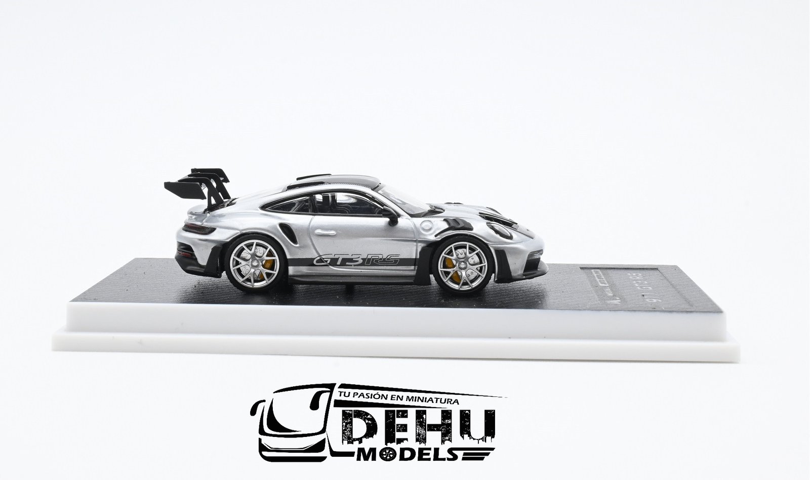 Auto a Escala 1/64 Porsche 911 GT3 RS Gris - Negro, P911GRGNMJ MJ Model - Imagen 4