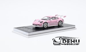 Auto a Escala 1/64 Porsche 911 GT3 RS Rosa - Blanco, P911GRRBMJ MJ Models