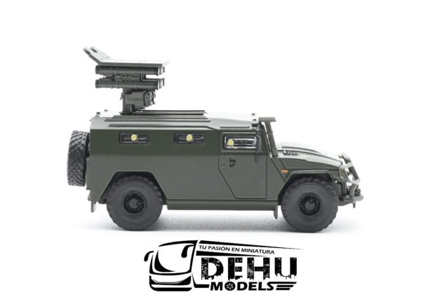 Camión a Escala 1/64 GAZ Militar Verde, TJ1009 Massdi - Imagen 4
