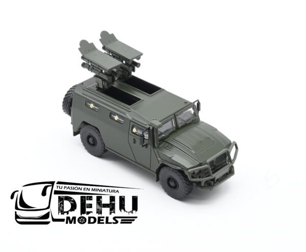 Camión a Escala 1/64 GAZ Militar Verde, TJ1009 Massdi - Imagen 2