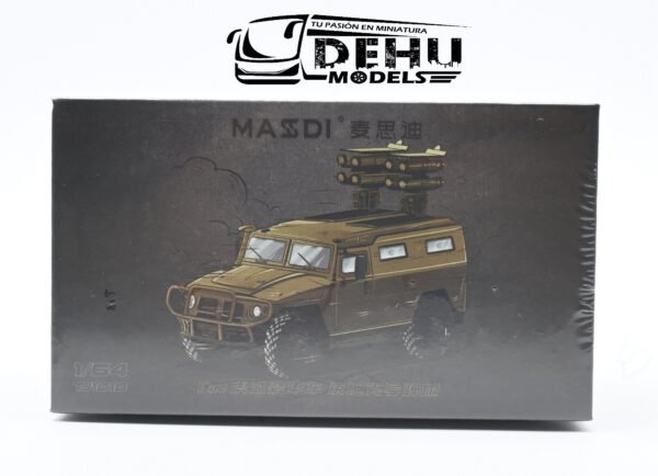 Camión a Escala 1/64 GAZ Militar Amarillo, TJ1010 Massdi - Imagen 10