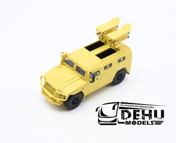 Camión a Escala 1/64 GAZ Militar Amarillo, TJ1010 Massdi - Imagen 9