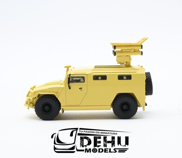 Camión a Escala 1/64 GAZ Militar Amarillo, TJ1010 Massdi - Imagen 7