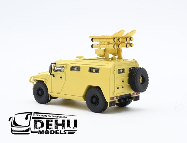 Camión a Escala 1/64 GAZ Militar Amarillo, TJ1010 Massdi - Imagen 6