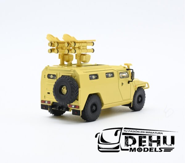 Camión a Escala 1/64 GAZ Militar Amarillo, TJ1010 Massdi - Imagen 5