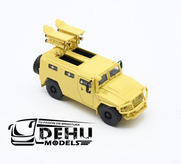Camión a Escala 1/64 GAZ Militar Amarillo, TJ1010 Massdi - Imagen 2