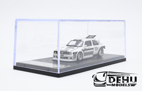 Auto a Escala 1/64 Volkswagen Golf MK2 Adidas Motorsport Blanco - Negro, VWGMK2ADMS Liberty64 - Imagen 10