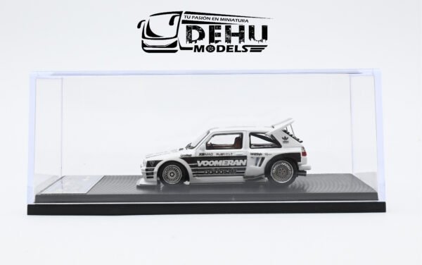 Auto a Escala 1/64 Volkswagen Golf MK2 Adidas Motorsport Blanco - Negro, VWGMK2ADMS Liberty64 - Imagen 11