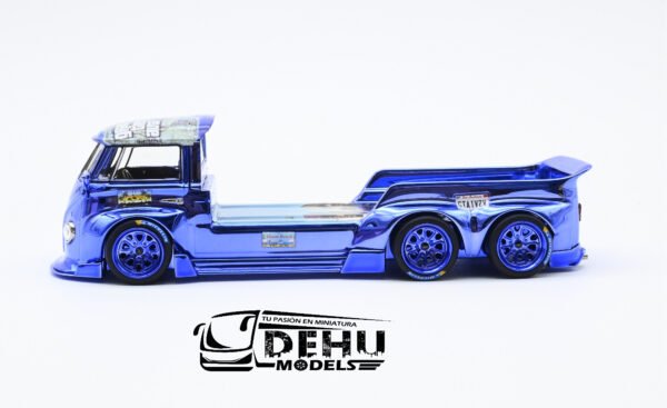 Camioneta a Escala 1/64 Volkswagen T1 GTA VI Azul Cromo, VWT1GTVIAZCR Liberty64 - Imagen 7