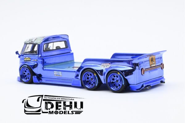 Camioneta a Escala 1/64 Volkswagen T1 GTA VI Azul Cromo, VWT1GTVIAZCR Liberty64 - Imagen 6