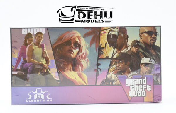 Camioneta a Escala 1/64 Volkswagen T1 GTA VI Azul Cromo, VWT1GTVIAZCR Liberty64 - Imagen 11