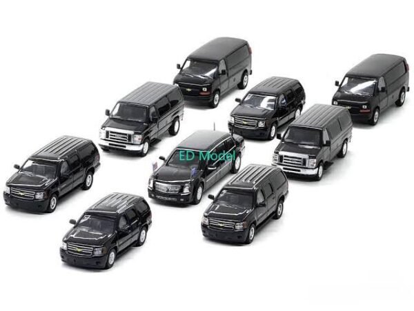 Auto a Escala 1/64 Set Presidencial de 9 piezas 596 Model Exclusivo HEC - Imagen 2