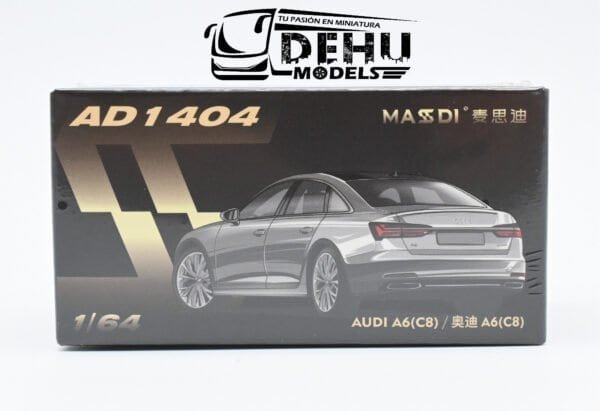Auto a Escala 1/64 AUDI A6 (C8) Gris, AD1404 Massdi - Imagen 11