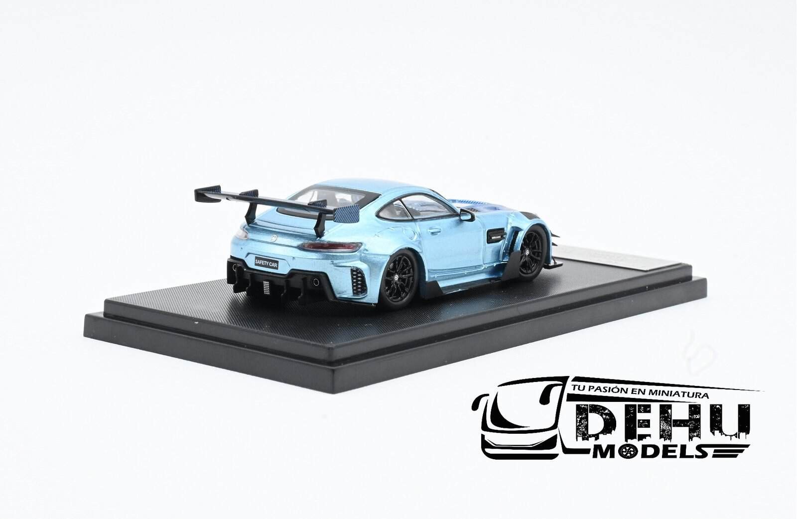 Auto a Escala 1/64 Mercedes Benz AMG GTS Azul - Negro, AMGGTSANRM Rhino Model - Imagen 4
