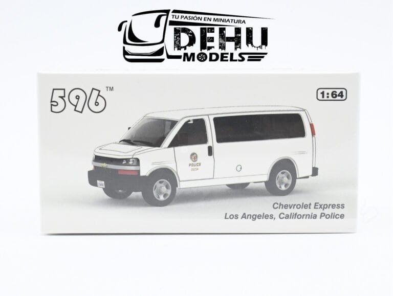 CBP-072 Chevrolet Express Los Angeles California Police, Blanco (1)