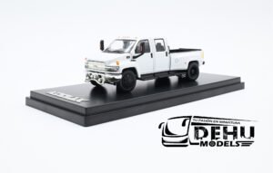 Camión a Escala 1/64 Chevrolet Kodiak Blanco - Negro, CHEKOBLANEGOC GOC Vehicle Museum