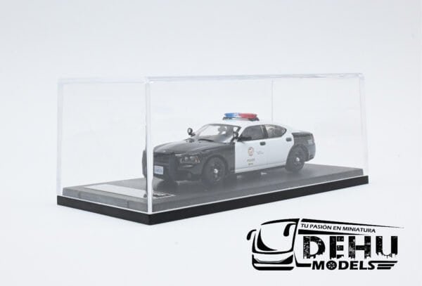 Auto a Escala 1/64 Dodge Charger Los Angeles Police Department Negro - Blanco, DOCHLAPDROLL Rollin - Imagen 10