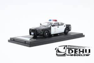 Auto a Escala 1/64 Dodge Charger Los Angeles Police Department Negro - Blanco, DOCHLAPDROLL Rollin
