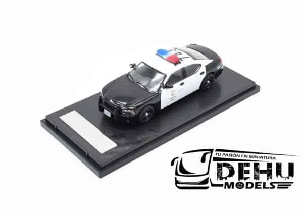 Auto a Escala 1/64 Dodge Charger Los Angeles Police Department Negro - Blanco, DOCHLAPDROLL Rollin - Imagen 9