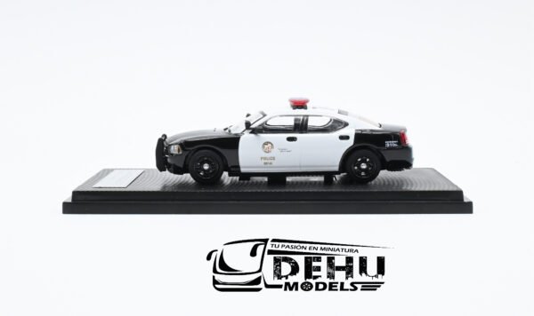 Auto a Escala 1/64 Dodge Charger Los Angeles Police Department Negro - Blanco, DOCHLAPDROLL Rollin - Imagen 7