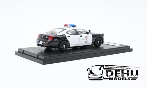 Auto a Escala 1/64 Dodge Charger Los Angeles Police Department Negro - Blanco, DOCHLAPDROLL Rollin - Imagen 5