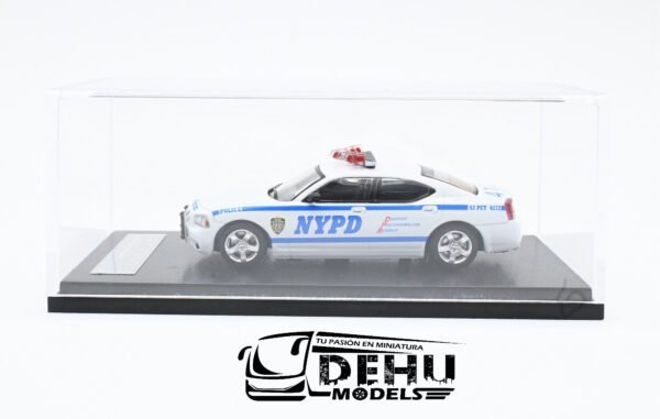 Auto a Escala 1/64 Dodge Charger New York Police Department Azul - Blanco, DOCHNYPDROLL Rollin - Imagen 11