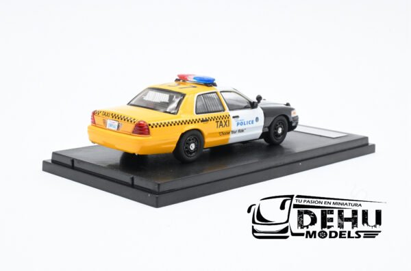 Auto a Escala 1/64 Ford Police Interceptor Santa Monica Police Department "Choose Your Ride" Negro - Blanco - Amarillo, FOPOINSMCHYRROLL Rollin - Imagen 5