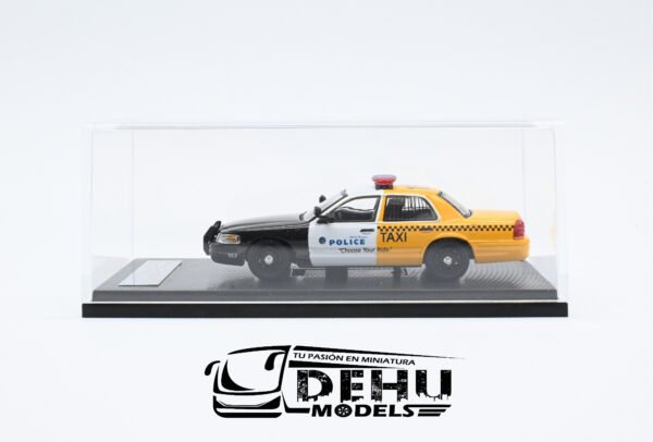 Auto a Escala 1/64 Ford Police Interceptor Santa Monica Police Department "Choose Your Ride" Negro - Blanco - Amarillo, FOPOINSMCHYRROLL Rollin - Imagen 11