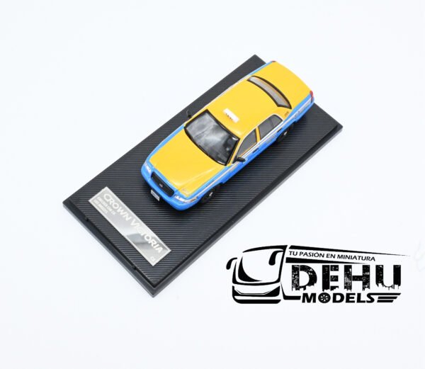 Auto a Escala 1/64 Ford Crown Victoria Checker Cab CO. Los Angeles Amarillo - Azul, FOCRVICHECALAROLL Rollin - Imagen 10