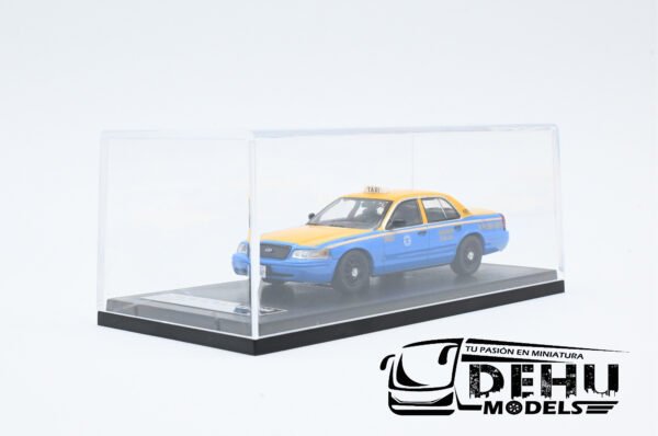 Auto a Escala 1/64 Ford Crown Victoria Checker Cab CO. Los Angeles Amarillo - Azul, FOCRVICHECALAROLL Rollin - Imagen 11