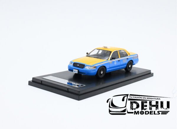 Auto a Escala 1/64 Ford Crown Victoria Checker Cab CO. Los Angeles Amarillo - Azul, FOCRVICHECALAROLL Rollin