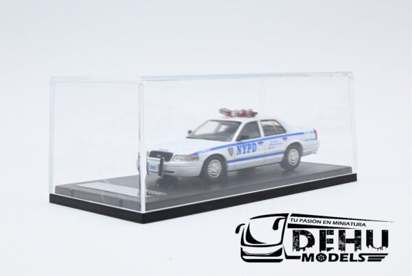 Auto a Escala 1/64 Ford Crown Victoria New York Police Department Patrol Supervisor Blanco - Azul, FOCRVINYPDPSROLL Rollin - Imagen 12