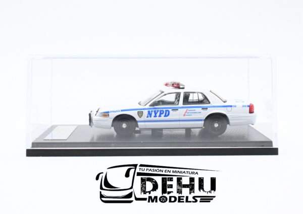 Auto a Escala 1/64 Ford Police Interceptor New York Police Department Emergency Service Unit, Azul - Blanco, FOPOINNYPDESUROLL Rollin - Imagen 11