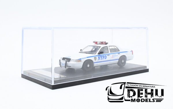 Auto a Escala 1/64 Ford Police Interceptor New York Police Department Emergency Service Unit, Azul - Blanco, FOPOINNYPDESUROLL Rollin - Imagen 10