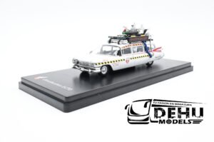 Camioneta a Escala 1/64 Ghostbusters ECTO 2 Blanco, GHOSECTO2  YSMODEL