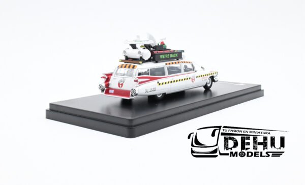 Camioneta a Escala 1/64 Ghostbusters ECTO 2 Blanco, GHOSECTO2  YSMODEL - Imagen 5