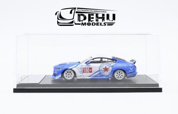Auto a Escala 1/64 Mustang Clinched Widebody Converse Azul - Blanco - Rojo, MUCLIWICONLB64 Liberty64 - Imagen 11